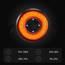 ROCKBROS Bike Tail Light Smart Brake Light Bicycle Taillights Bicycle Rear Tail Light USB Charging IP65 Waterproof LED Bicycle Lights