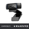 Logitech C920 HD Pro Webcam, Full HD 1080p/30fps Video Calling, Clear Stereo Audio, HD Light Correction, Works with Skype, Zoom, FaceTime, Hangouts, PC/Mac/Laptop/MacBook/Tablet - Black