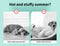 PaWz Pet Cooling Mat Cat Dog Gel Non-Toxic Bed Pillow Sofa Self-Cool Summer Green XL