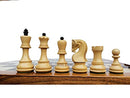 Combo Chess Set-3.5" Zagreb Chess Pieces with 17" Ebony Chess Board- Taj Chess Store