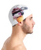 Arena HD Unisex Silicone Swim Cap for Adults, Training and Racing, 100% Silicone, Wrinkle-Free, Ice Cream