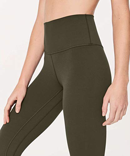 LULULEMON Align Hi-Rise Pant 25", Dark Olive, 6