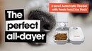 Cat Mate C200 2 Meal Automatic Pet Feeder for Cats and Small Dogs with Ice Pack, White