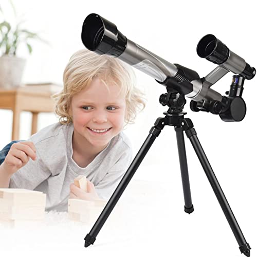 Astronomy Telescope for Kids - 50mm Aperture Telescopes with Tripod - Portable Educational Telescope for Children Students Science