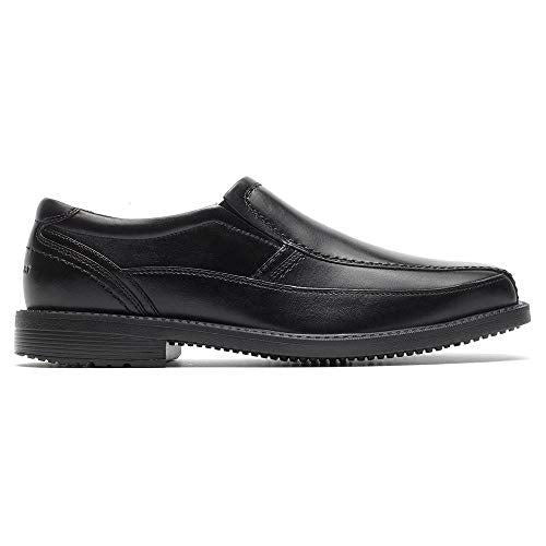 ROCKPORT Mens Style Leader 2 Bike Slip-on Loafers-Shoes, Black, 12 US