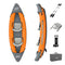 Bestway | Hydro-Force Rapid X2 Kayak| Inflatable Boat Set with Hand Pump, Paddles, Seats, Fins and Storage Bag | Two Seater