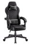 Dowinx Gaming Chair with Pocket Spring Cushion, Ergonomic Computer Chair High Back, Reclining Massage Game Chair Pu Leather 350LBS, Black