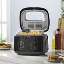 Lewis’s 2.5 Litre Deep Fat Fryer with Viewing Window, Easy Clean, Adjustable Temperature Control (Black)