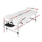 Zenses Massage Table 70cm Portable 3 Fold Aluminium Beauty Bed Black