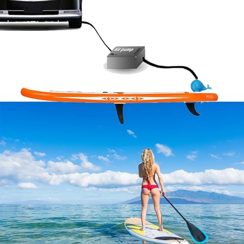 Inflatable SUP Pump Adaptor,SUP Paddle Board Valve Adapter, Inflatable Paddle Board Multi-Functional Adapter Suitable for Kayaks, Rubber Boats, Inflatable Beds, Tents