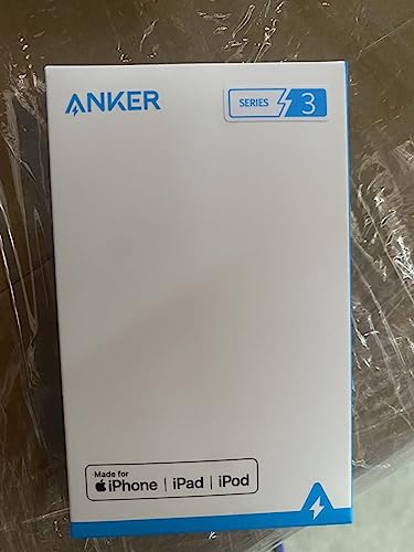 Anker Premium Double-Braided Nylon Lightning Cable, Apple MFi Certified for iPhone Chargers, iPhone X/8/8 Plus/7/7 Plus/6/6 Plus/5s, iPad Pro Air 2, and More (1.8m, 1 Pack, Black)