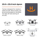2021 VCUTECH Drone Landing Pad Pro Fast-Fold Double-Side Waterproof 25 inch(65cm) Compatible with DJI Mavic Air 2, Mavic Mini 2, Mavic 2 Pro/Zoom, DJI FPV, Drone Accessories(Black)