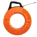 Fish Tape 200-Foot is Non-Conductive Fiberglass, Flexible for Conduit Measuring as Pull Line; Klein Tools 56014