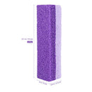 HEALIFTY 2Pcs Foot Pumice Stone Exfoliator Pedicure File Block Callus Remover Scrubber (Purple)