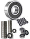 20PCS Skateboard Bearing for Scooters Chain Roller Blade Skates, 6082RS Longboard Integrated Bearing, Skateboard Wheel Bearing Inline Skate Ball Bearing, Deep Carbon Steel Sealed Bearings (608RS)