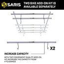 Saris Glide Bike Storage Ceiling Rack Grey, Standard