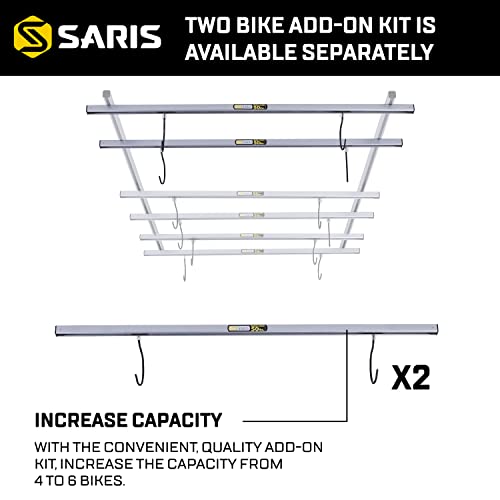 Saris Glide Bike Storage Ceiling Rack Grey, Standard