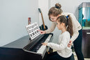 10 Pack 11 x 14 Inch Piano Board Dry Erase White Boards Lapboard l Double Sided Music Staff whiteboard for Kids Students, Musicians and Home (10 Erasers Included)