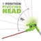 Greenworks 8 Inch 40V Cordless Pole Saw with Hedge Trimmer Attachment 2.0 AH Battery Included PSPH40B210