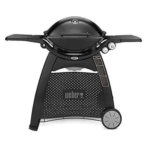 Weber Family Q Premium BBQ Black (Q3200 - Classic 2nd Generation) - Connection to Natural Gas Required