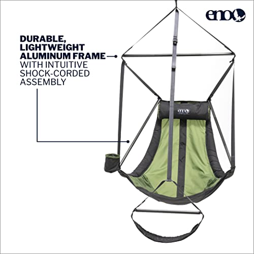 ENO Lounger Chair, Lime/Charcoal