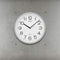 SEIKO QXA014SLH Classic Numbered Wall Clock with Quiet Sweep, Silver