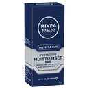 NIVEA MEN Protect And Care Moisturiser SPF15 (75ml), Non Greasy Moisturiser for Men with Aloe Vera And Pro-Vitamin B5, Men's Face Cream to Soothe and Regenerate Skin