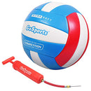 GoSports Soft Touch Recreational Volleyball - Regulation Size for Indoor or Outdoor Play - Includes Ball Pump - Choose Between Single or 6 Pack