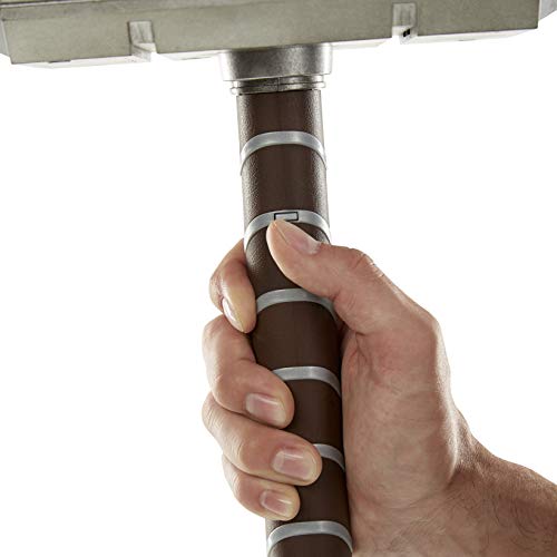 MARVEL AVENGERS C1881 - 19.75" Thors Mjolnir Hammer - Legend Series - Electronic - Super Hero Kids Dress Up Toys - Ages Gray