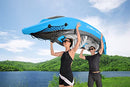 Bestway Hydro-Force 2-Person Cove Champion Inflatable Kayak Set | Includes Kayak, 2 Aluminum Paddles, Hand Pump, 2 Fins, and Carry Bag