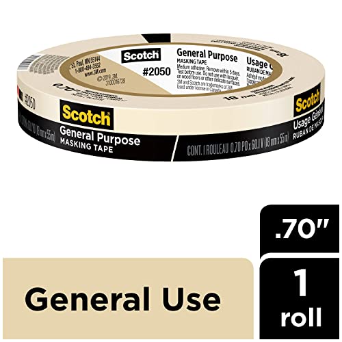 Scotch Greener Masking Tape Performance Painting 18mm x 55m 2050-18A