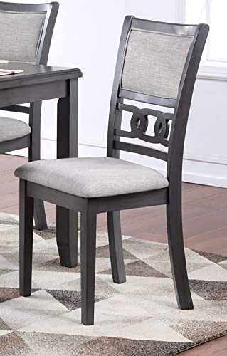 New Classic Furniture Gia Dining Chairs, Set of 2, Gray