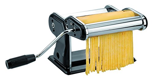 GEFU Pasta Perfetta Nero Pasta Machine, Silver/Black, 28230