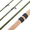 13ft 4 Pieces Carbon Fiber Sections Centerpin Float Fishing Rod 3.9meters Wooden Handle Steelhead Fishing Light Centrepin Line wt 6-10lbs