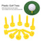 Golf Tees Durable Plastic Tees 100Pcs Reduce Friction Side Spin More Stable Golf tees