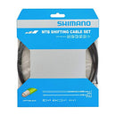 Shimano Spares MTB Gear Cable Set for Rear only, OPTISLICK Coated Stainless Steel Inner, Black