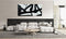 zoinart Large Black and White Wall Paintings 60x30 Inches Modern Abstract Texture Canvas Wall Art Minimalism Artwork