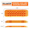 ALL-TOP Recovery Traction Boards -2Pcs Off Road Traction Tracks Mat for Sand Mud Snow 4WD Tire Traction Tool Track Tire Ladder + Storage Bag (Classic Boards with Mount, Orange)