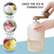 Frafuo Portable Shaved Ice Maker-Hand Crank Operated Shaved Ice Machine with Ice Cube Trays-Household Ice Shaver Has Large Capacity Ice Bowl to Store Crushed Ice and Easy to Clean for Ice Crusher