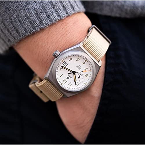 Boldr Venture Khaki Watch, Flat