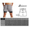 Surenow Mens 2 in 1 Running Shorts Quick Dry Athletic Shorts with Liner, Workout Shorts with Zip Pockets and Towel Loop, Light Grey, Medium