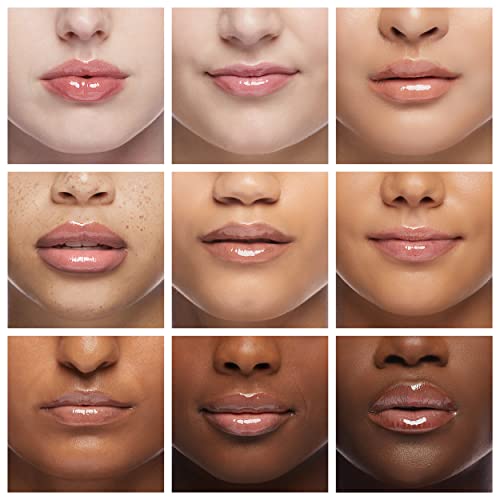 Kopari Coconut Lip Glossy - Clear - Hydrating and Moisturizing, Vitamin E and Shea Butter With 100% Organic Coconut Oil, Non GMO, Vegan Sulfate Free 0.35 Oz