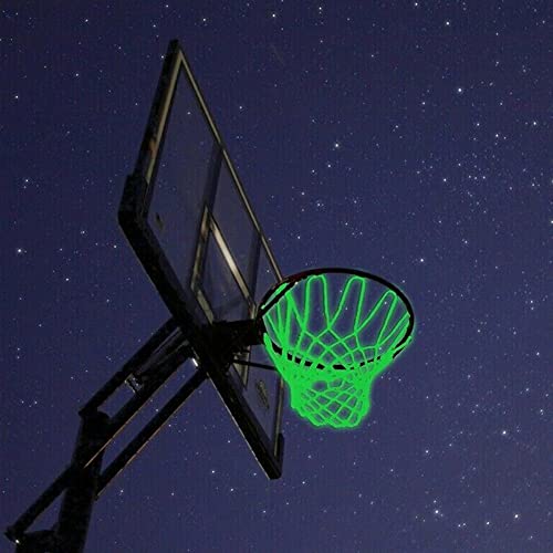 Amazing Glow in The Dark Light Sun Powered Basketball Hoop Net Shoots Training