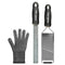 Microplane Kitchen Grater Set (Zester, Slicer & Glove) for Hard Cheese, Cucumber, Potatoes, Zucchini, Citrus Fruits with Stainless Steel Blades