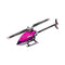 OMPHOBBY M2 V2 RC Helicopters Dual Brushless Motors RC Helicopter for Adults Direct-Drive 3D Remote Control Helicopter-BNF(Dull Purple)