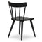 Poly & BARK HAVA Dining Chair,Oak, Black