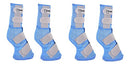 Cashel Crusader Horse Protection Fly Leg Guards Designer Style Set of Four Blue Horse
