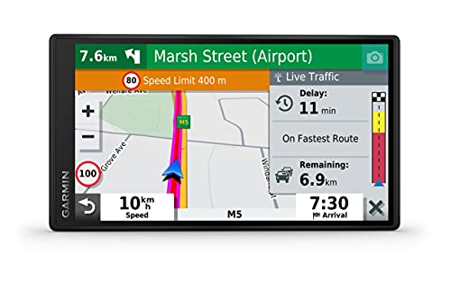 Garmin DriveSmart 55, 5" In-Car GPS Navigator With Live Traffic, AU/NZ