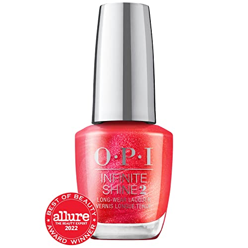 OPI Infinite Shine 2 Longwear Lacquer, Heart and Con-soul, Red Long-Lasting Nail Polish, Xbox Collection, 0.5 fl. oz.