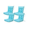 ARTPLAN Patio Chair Cushion,Tufted Adirondack Outdoor Chair Cushion,Wicker High Back Outdoor Seat Cushion,Set of 4,21"X21"X4" (4 Pack)